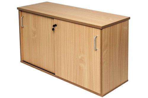 Rapid Span Range Credenza Desk in Beech