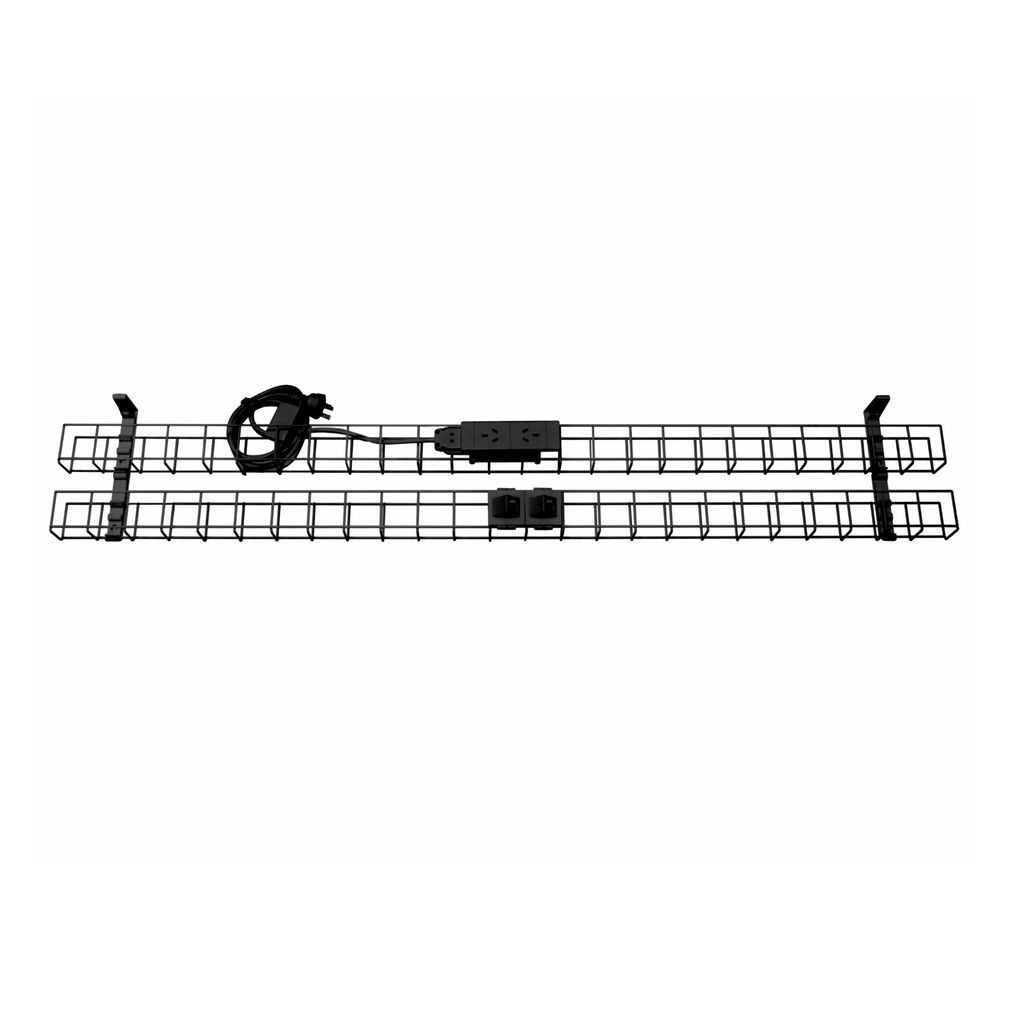Dual Tier Cable Basket Kits - 2xGPO & 2xData Provisions