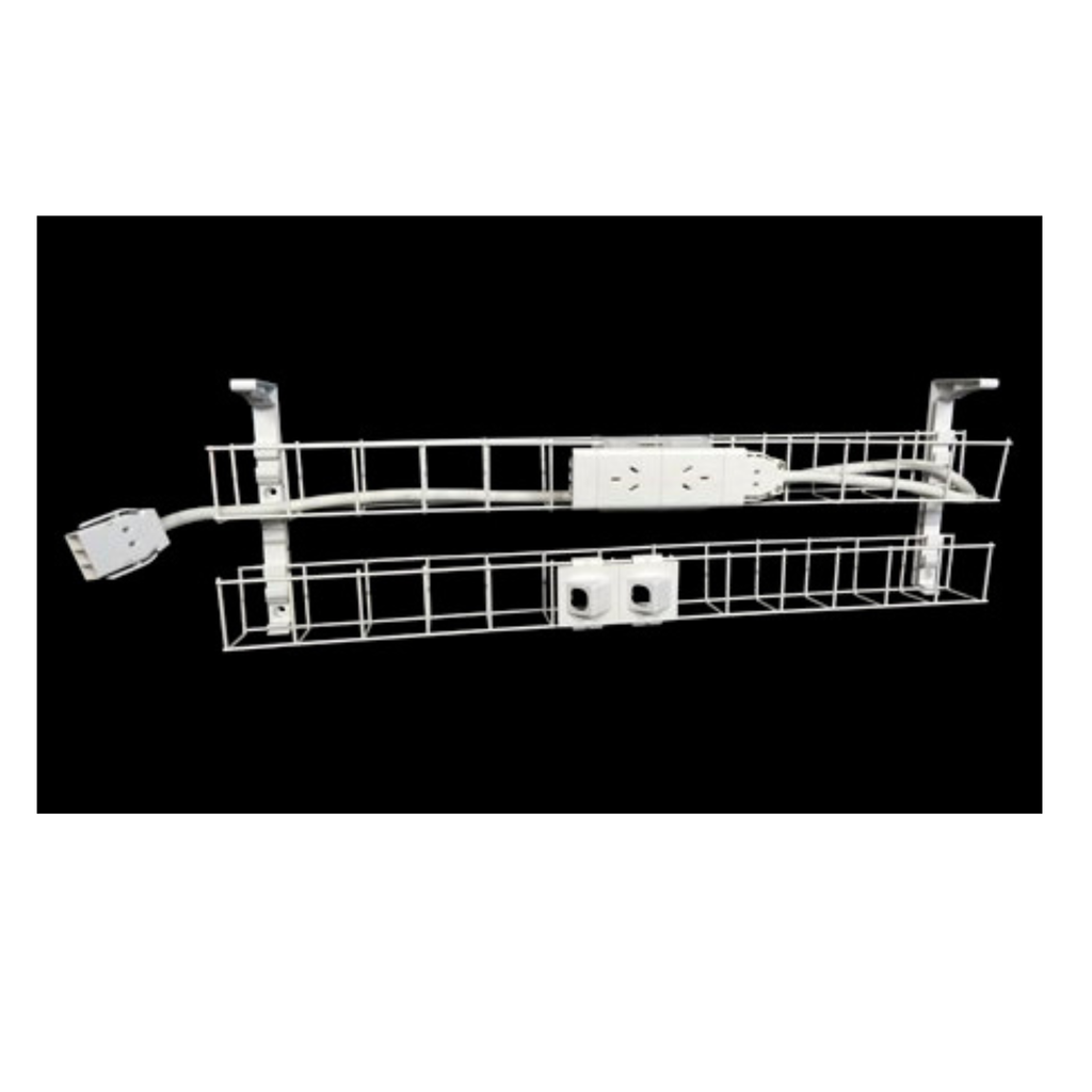Dual Tier Cable Basket Kits - 2xGPO & 2xData Provisions