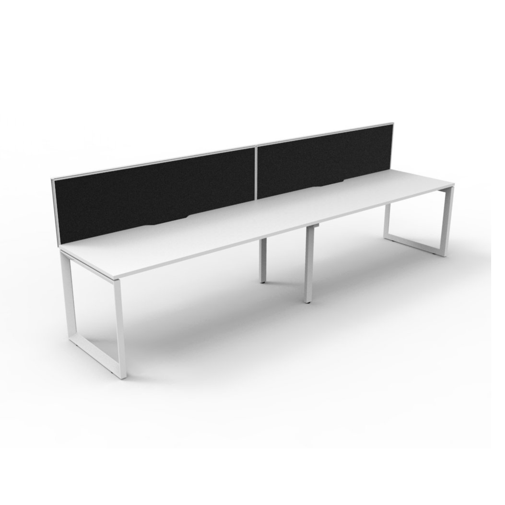 Deluxe Loop Leg 2 Person Inline Workstation