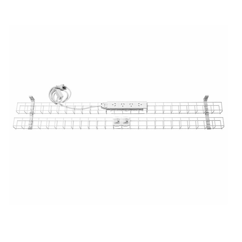 Dual Tier Cable Basket Kits - 4xGPO & 2xData Provisions
