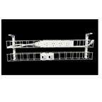 Dual Tier Cable Basket Kits - 4xGPO & 2xData Provisions