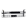 Dual Tier Cable Basket Kits - 4xGPO & 3xData Provisions