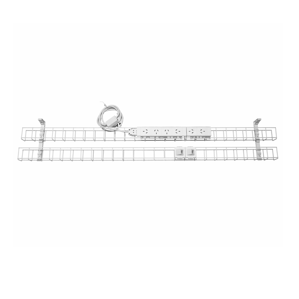 Dual Tier Cable Basket Kits - 6xGPO & 2xData Provisions
