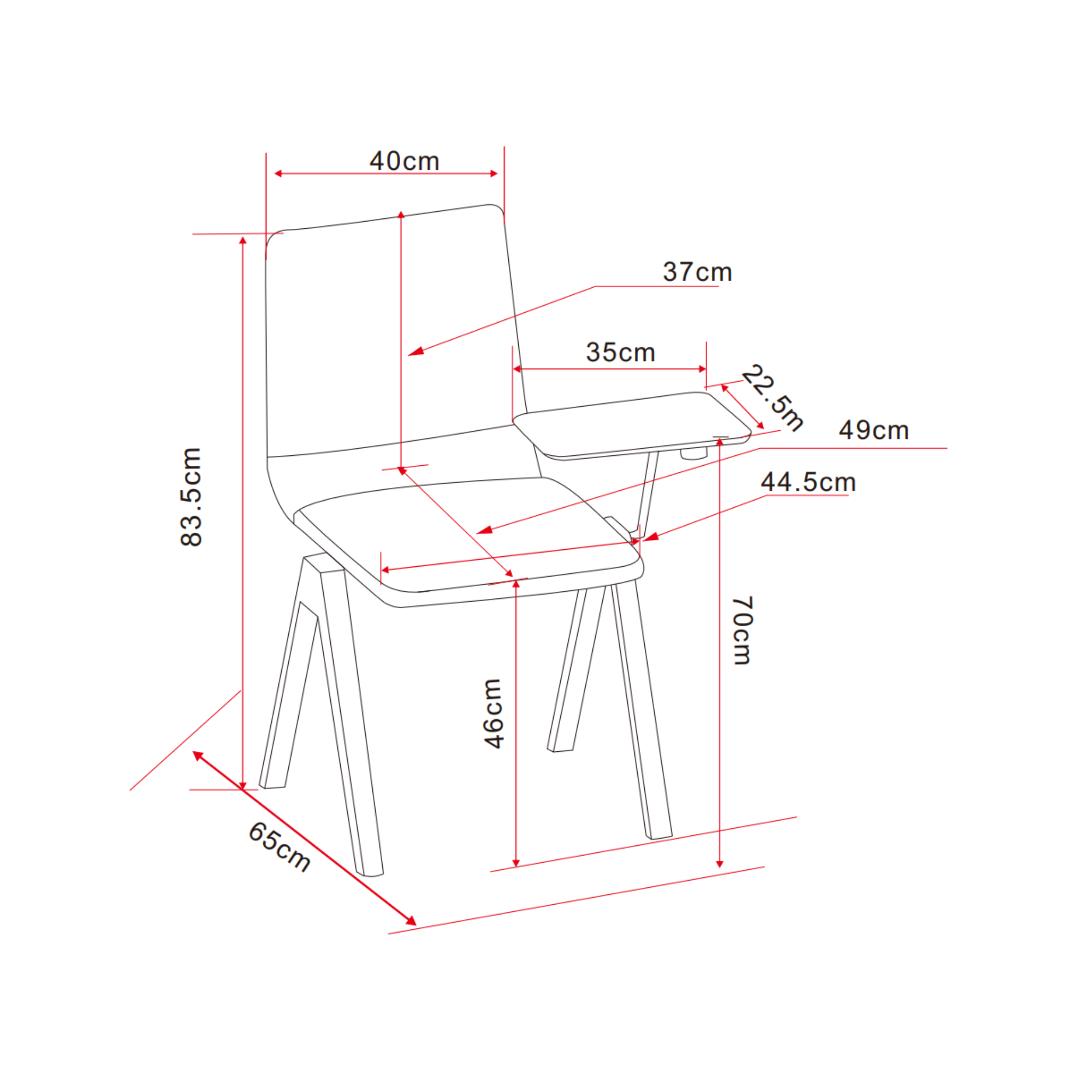 Academy Stacking Chair