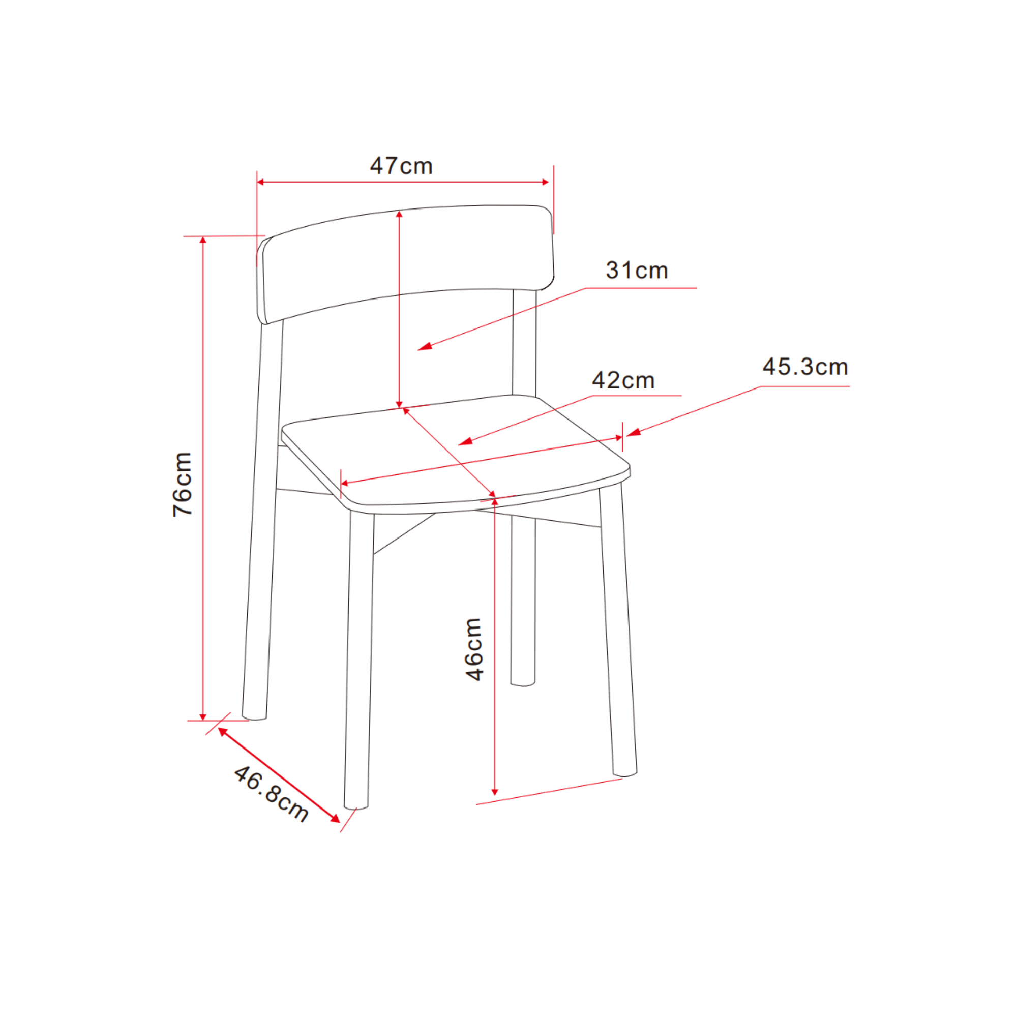 Arlo Chair – American Oak