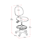 EC070BM DRAFTING Medium Back Drafting Chair