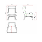 Calypso Wing Back Chair