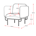 Capri 1 Seater Lounge