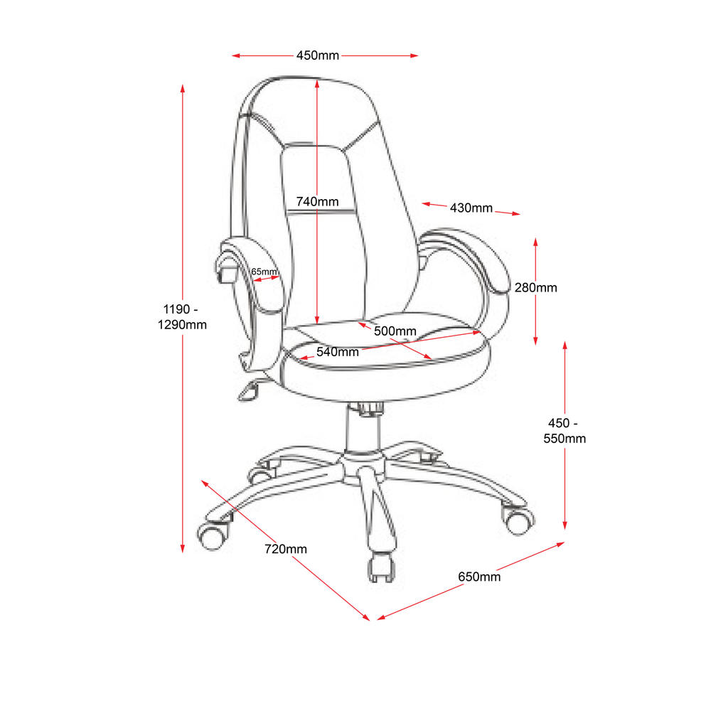 CL410 High Back Executive Chair