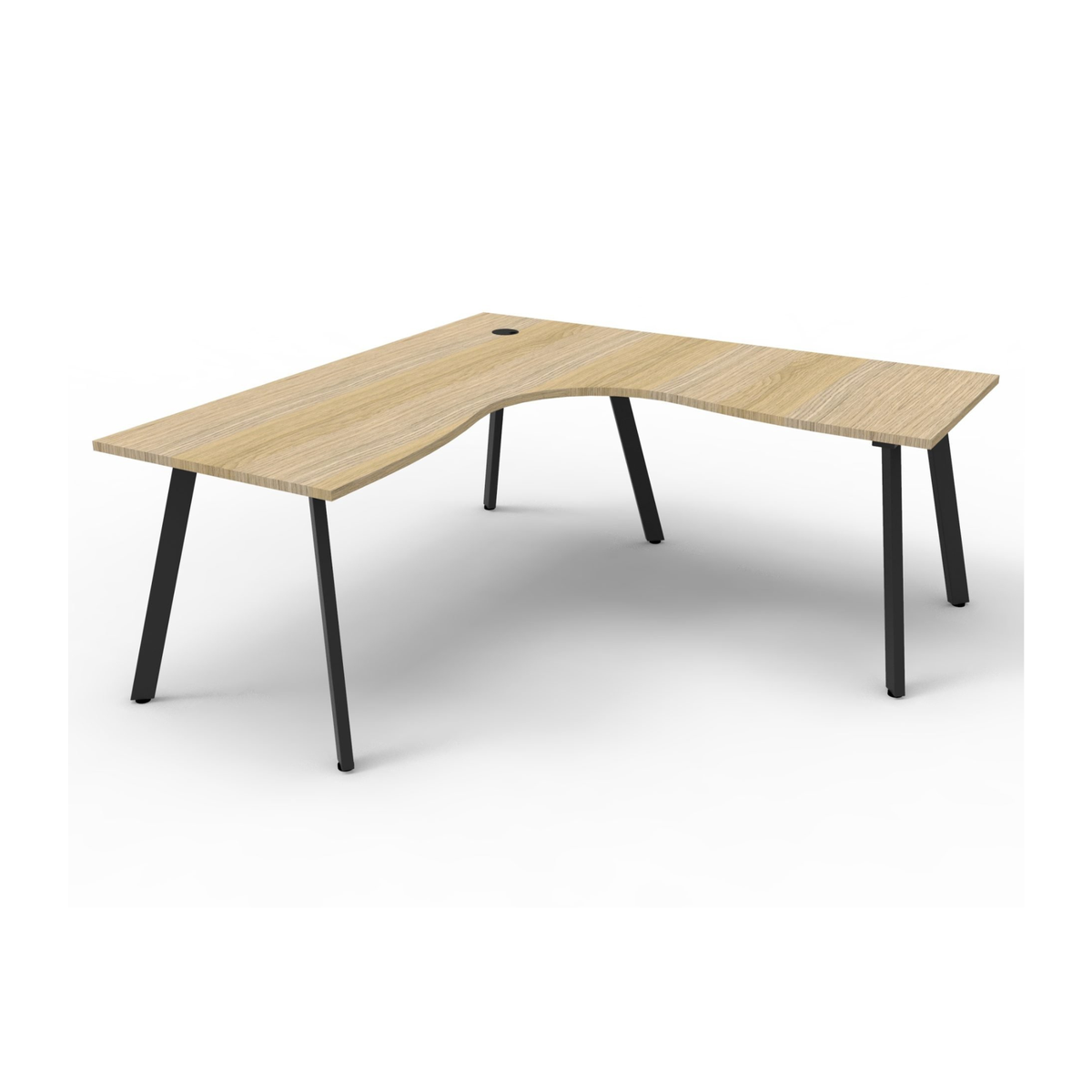 Deluxe Eternity Leg Corner Workstation