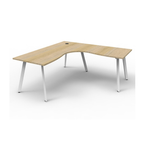 Deluxe Eternity Leg Corner Workstation