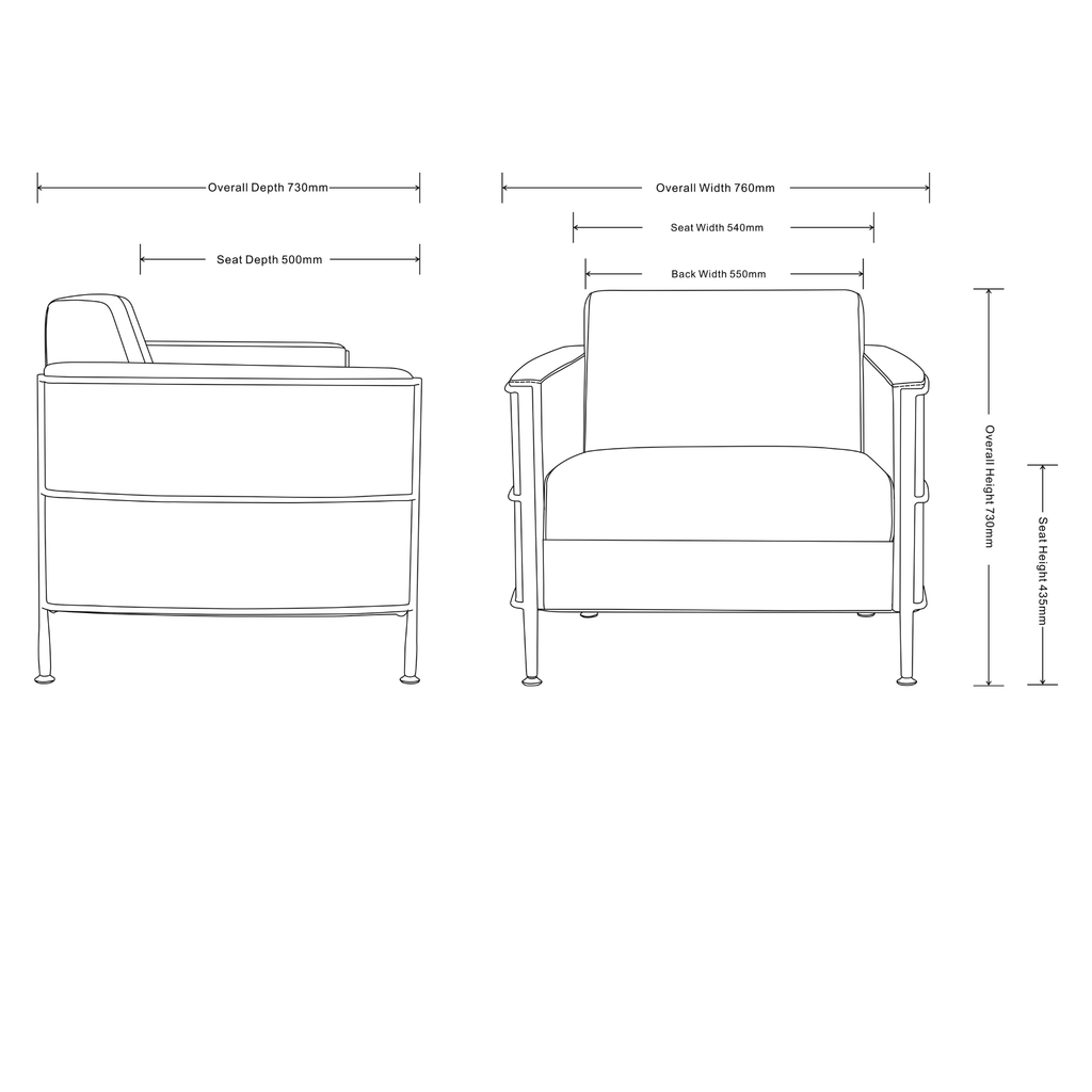 Eclipse 1 Seater Lounge