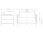 Eclipse 2 Seater Lounge