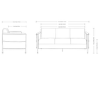 Eclipse 3 Seater Lounge