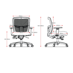Ergo Task Heavy Duty Mesh Operator Chair