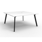 Deluxe Eternity Leg 2 Person Back To Back Workstation