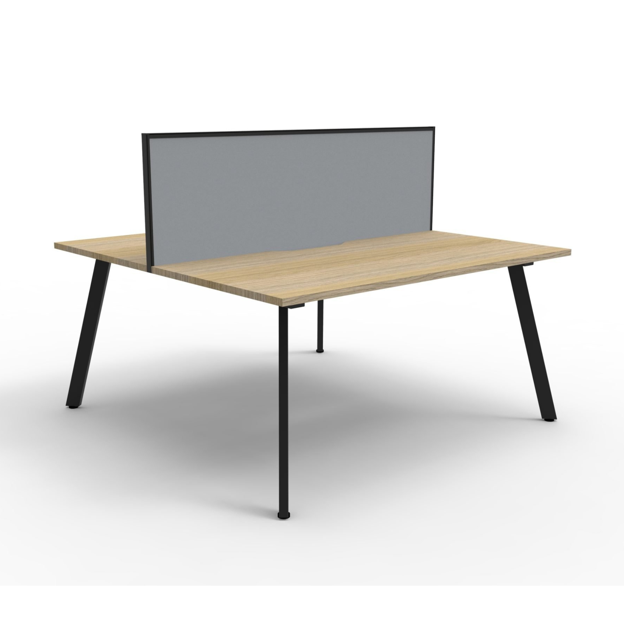 Deluxe Eternity Leg 2 Person Back To Back Workstation