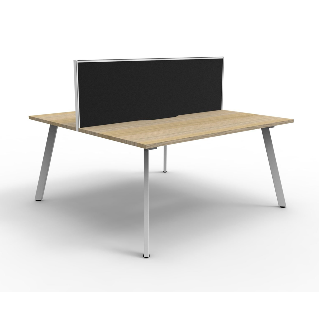 Deluxe Eternity Leg 2 Person Back To Back Workstation