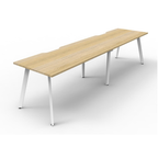 Deluxe Eternity Leg 2 Person Inline Workstation