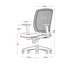Hartley Task Medium Mesh Back Chair