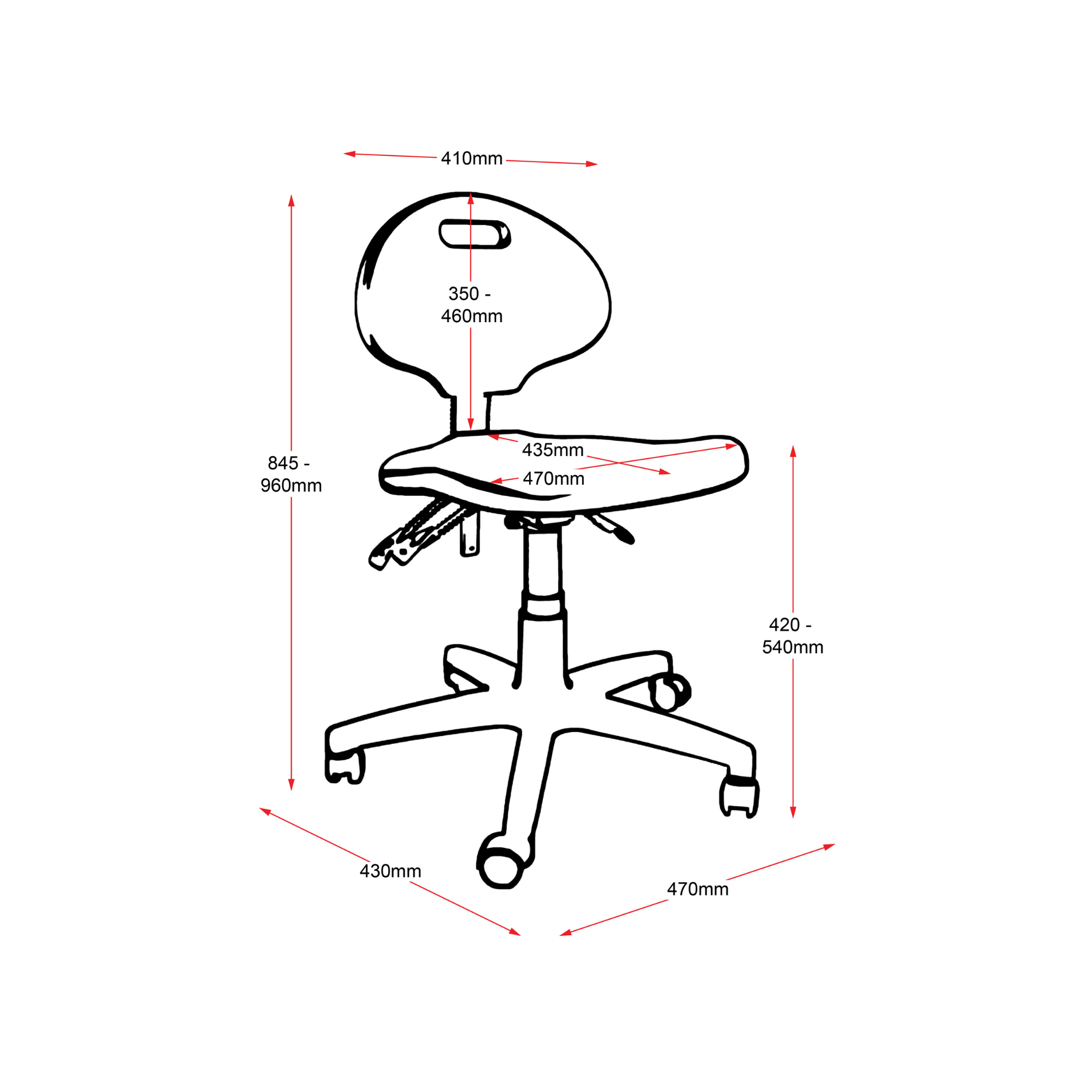 Rapidline Lab Chair