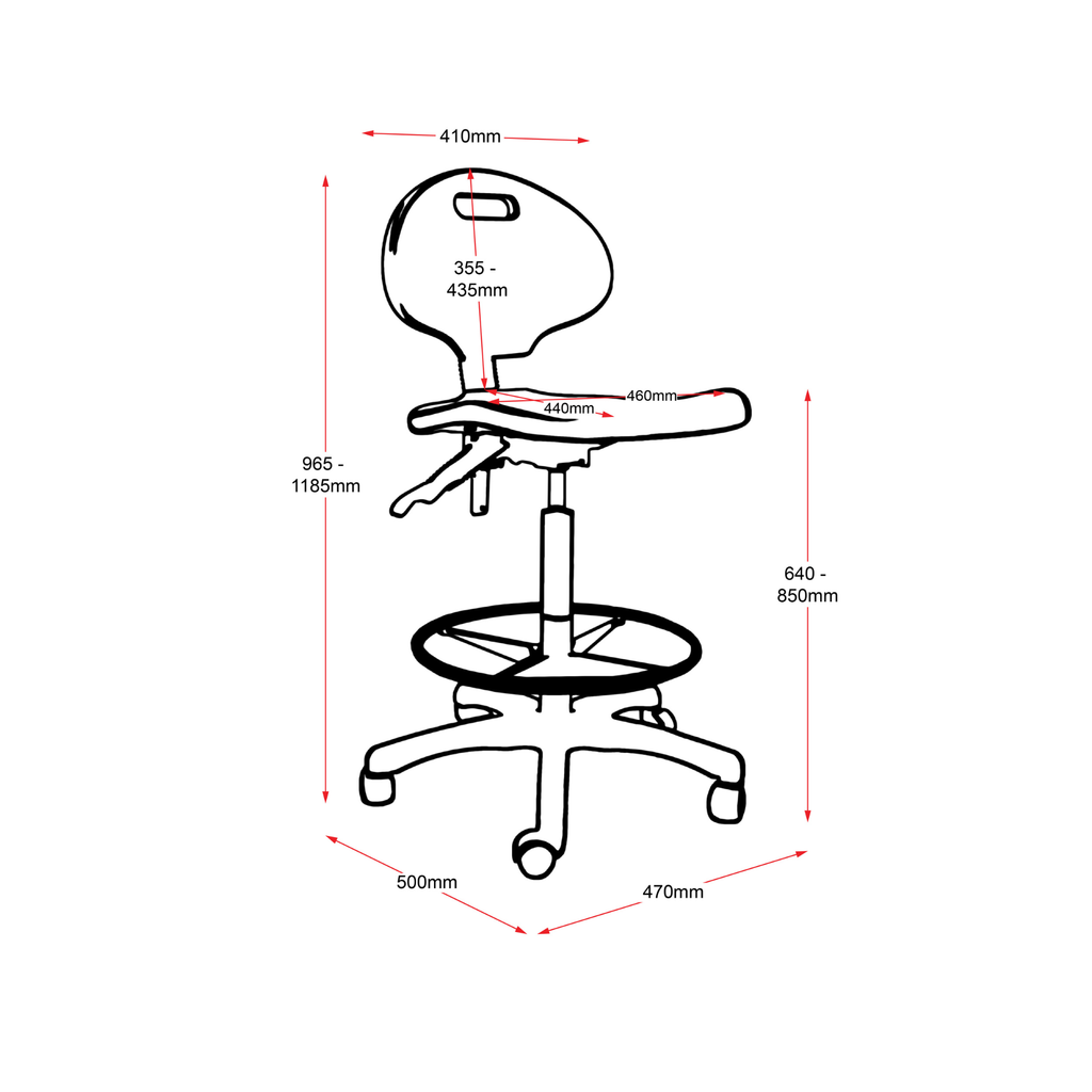Rapidline Lab Stool