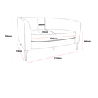 Liso 2 Seater Lounge