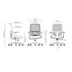 Lotto Medium Back Mesh Operator Chair
