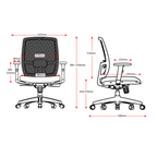 Luminous Promesh Operator Chair