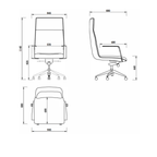 Mirage High Back Executive Chair