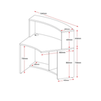 Modular Reception Counter With Hob