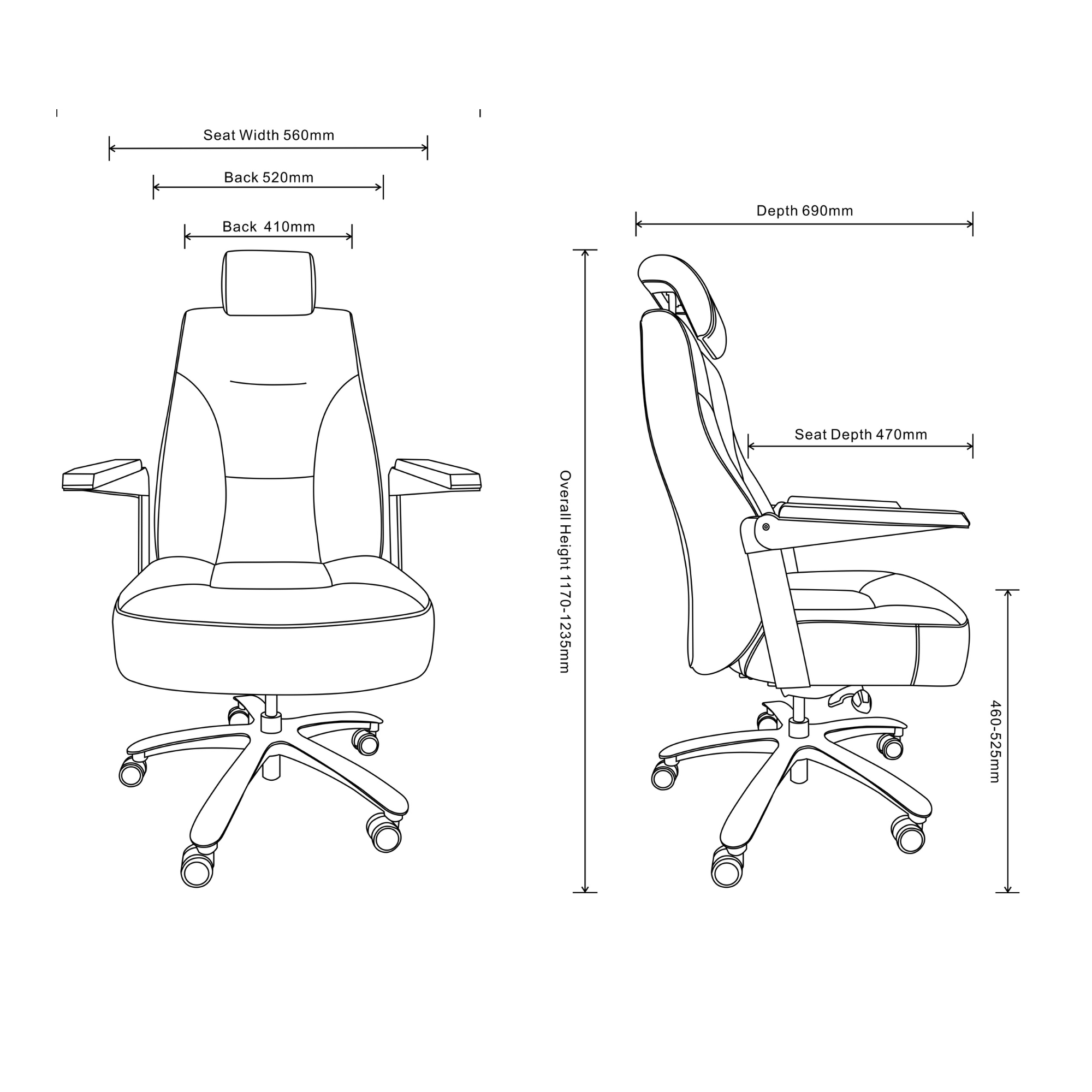 Monarch Controller Chair