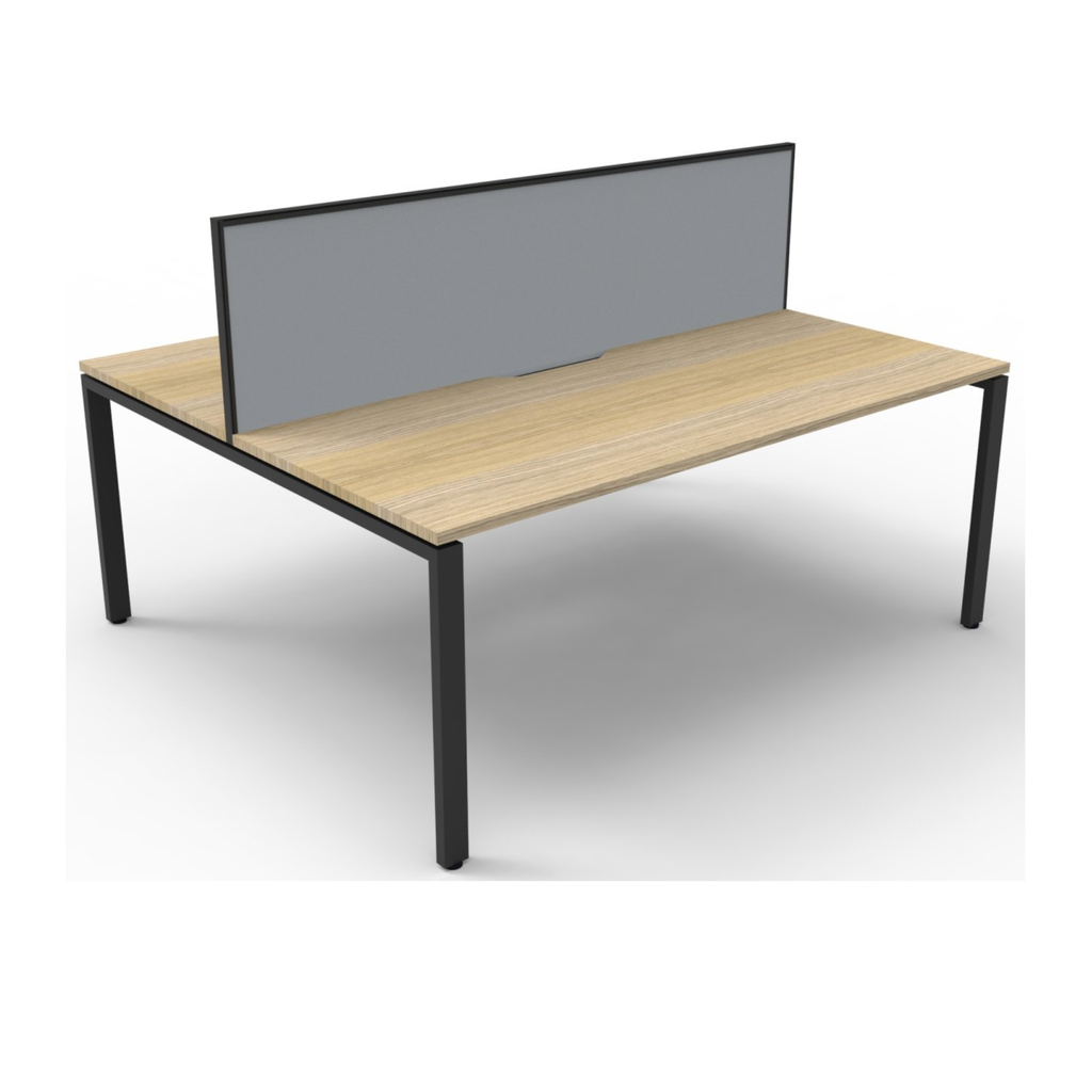 Deluxe Profile Leg 2 Person Back To Back Workstation
