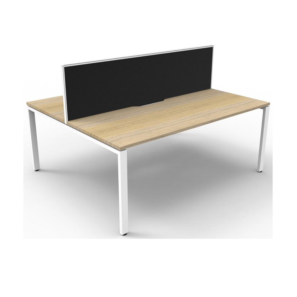 Deluxe Profile Leg 2 Person Back To Back Workstation