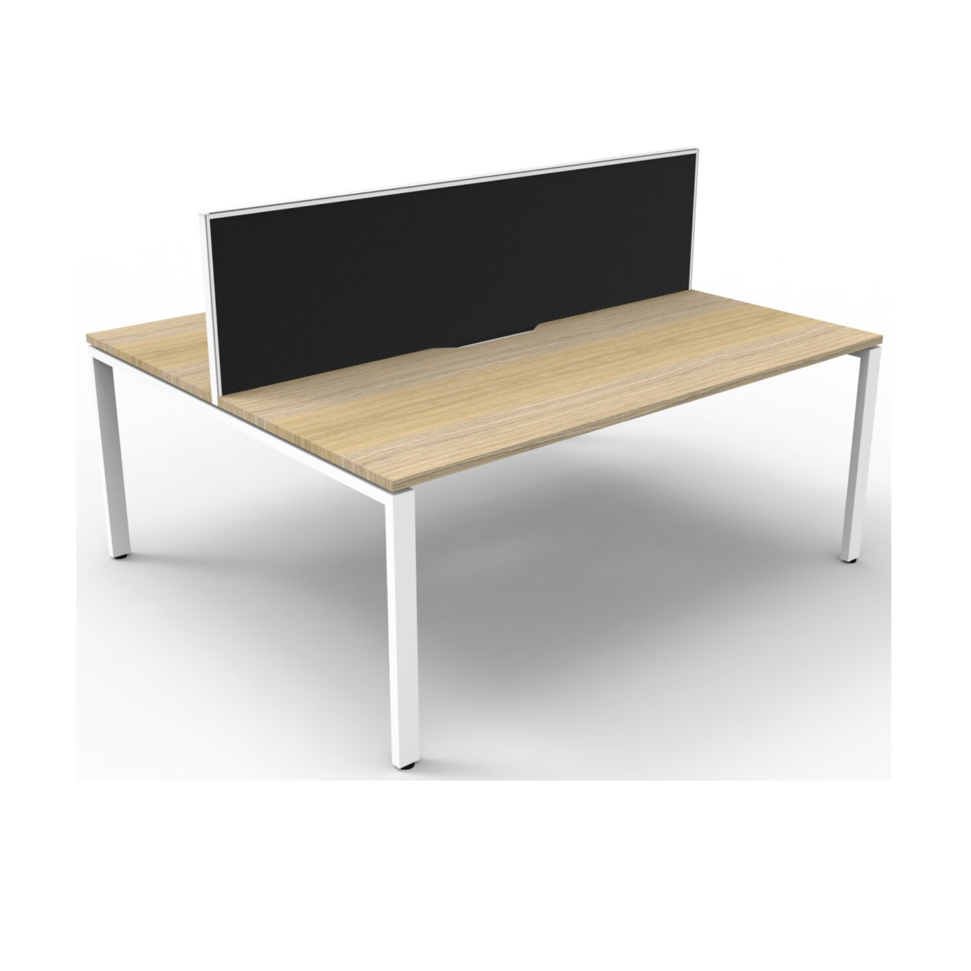 Deluxe Profile Leg 2 Person Back To Back Workstation