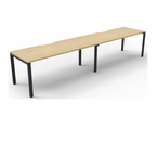 Deluxe Profile Leg 2 Person Inline Workstation