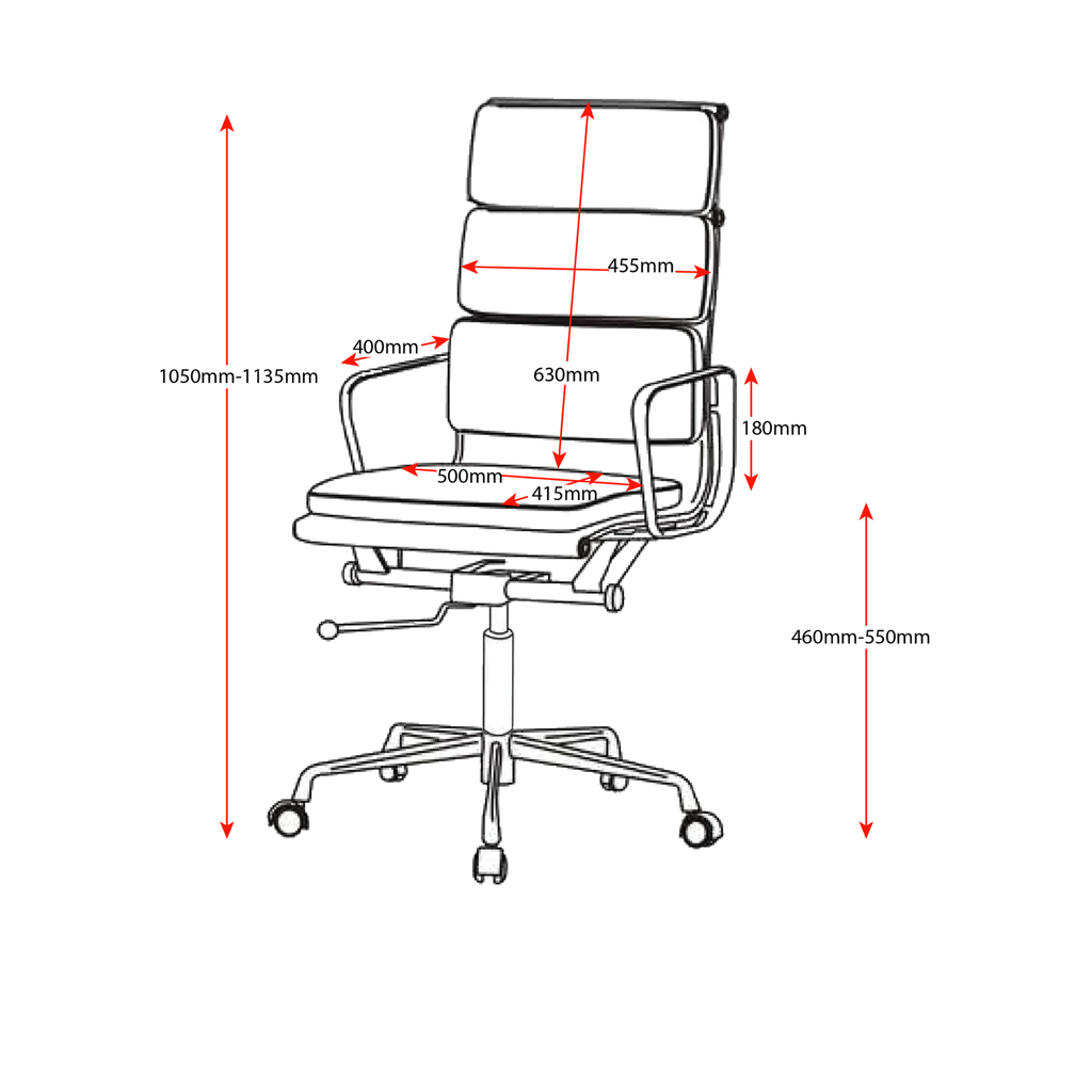 PU900H High Back Executive Chair