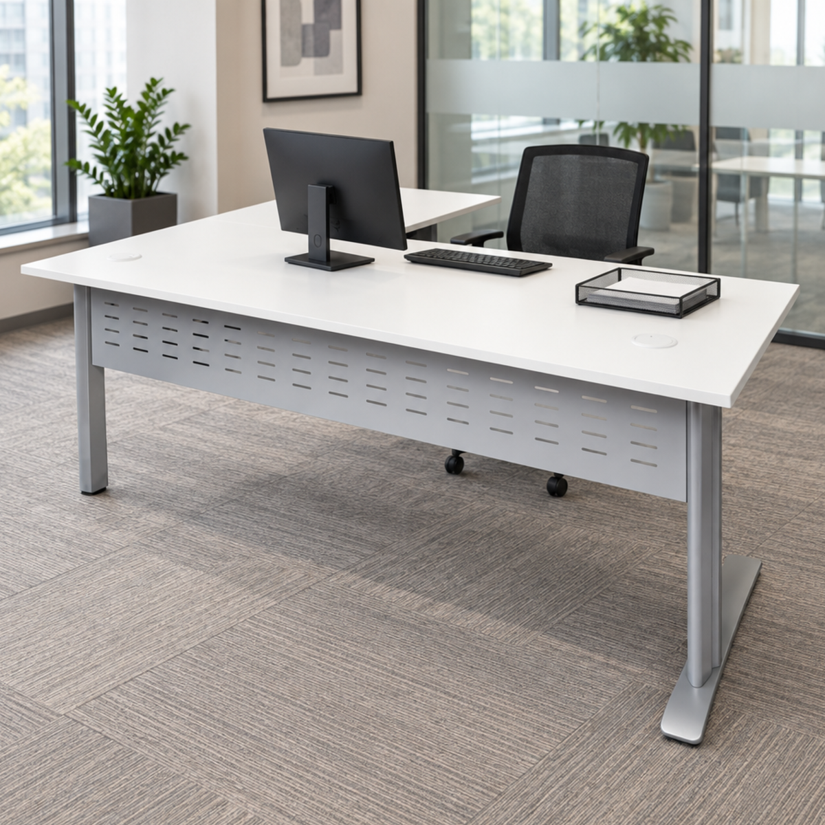 Rapid Span L-Shaped Desk