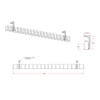 Single Tier Cable Basket Kits - 6xGPO