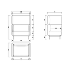 Velto 1 Seater Lounge