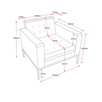 Venus 1 Seater Sofa