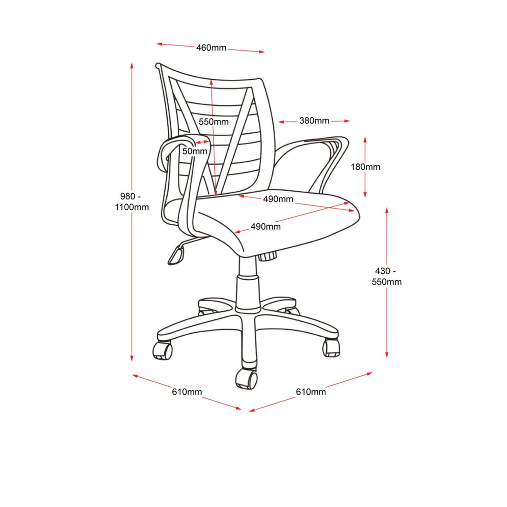 Vienna Mesh Back Chair
