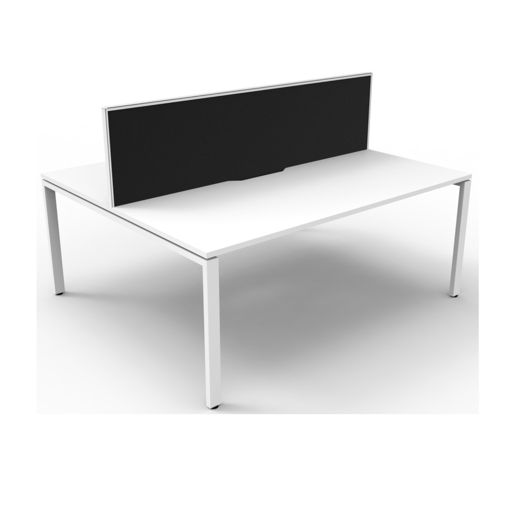 Deluxe Profile Leg 2 Person Back To Back Workstation