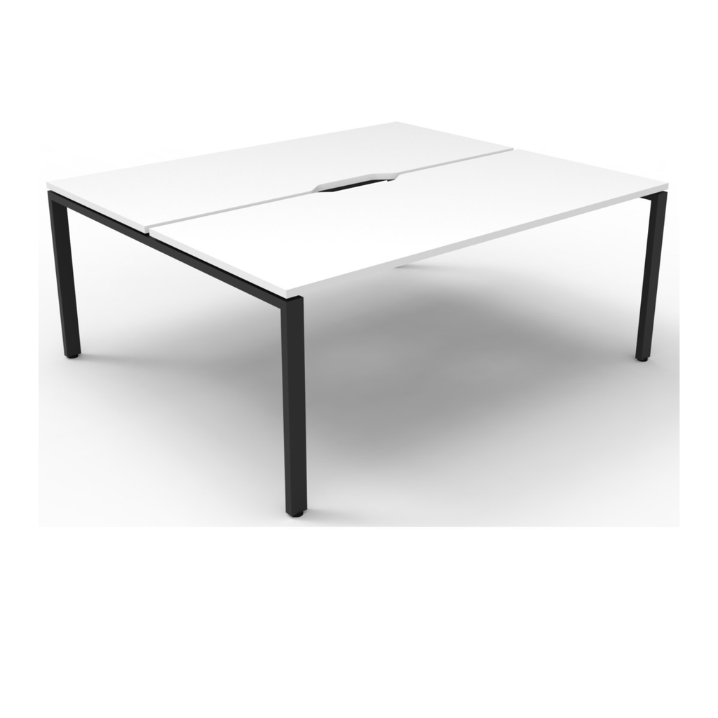 Deluxe Profile Leg 2 Person Back To Back Workstation
