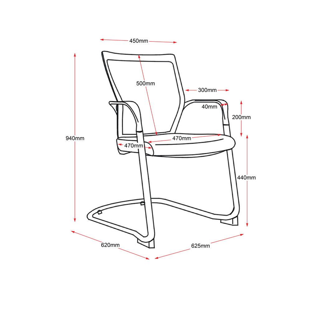 WMCC Visitor Chair
